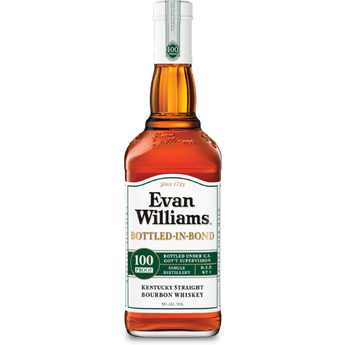 Evan Williams Bourbon White Label BIB 100 proof